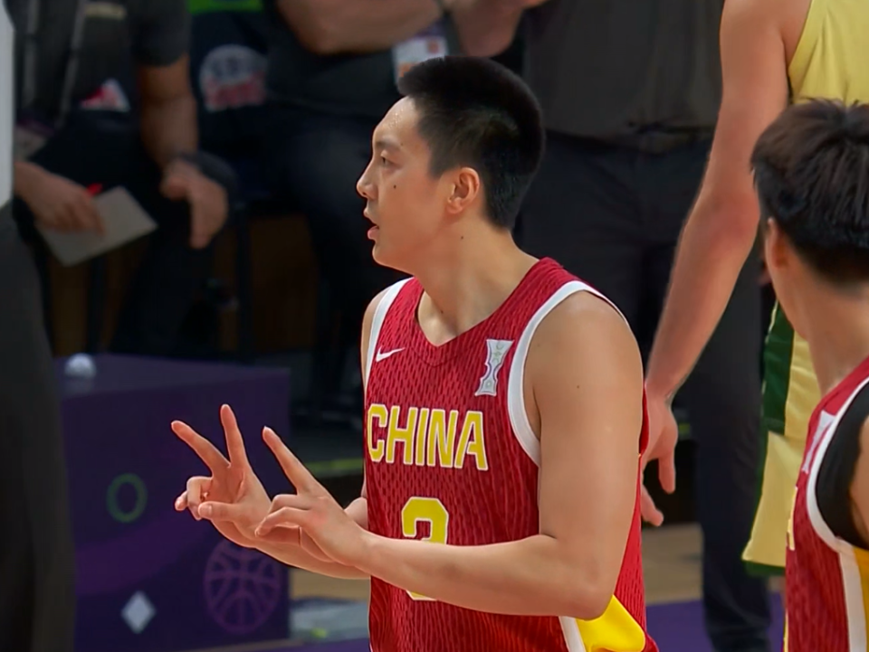 在最后的时, 中国男篮的, 虽然